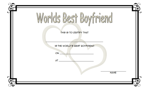 world's best boyfriend certificate, best boyfriend award certificate, best boyfriend ever certificate, best boyfriend certificate printable, best boyfriend certificate free