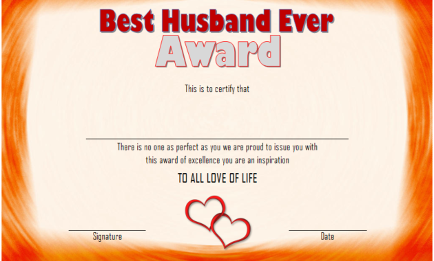 world's best husband certificate template, best husband award certificate free, best husband ever certificate, best husband certificate template, free printable best husband certificate