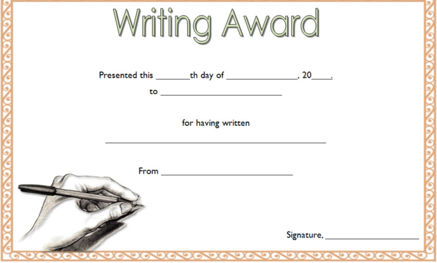 writing certificate template, writing competition certificate template, creative writing certificate template, essay writing competition certificate, writing contest certificate template