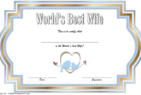 FREE World’s Best Wife Certificate Template 1