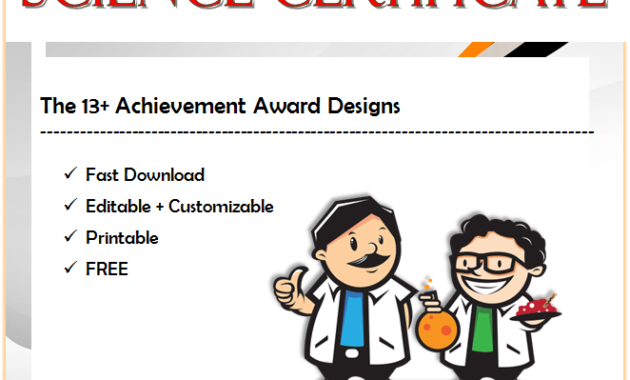 science certificate template free, science olympiad certificate template, science award certificate template, science certificate template free download, science achievement certificate template, free printable science award certificates