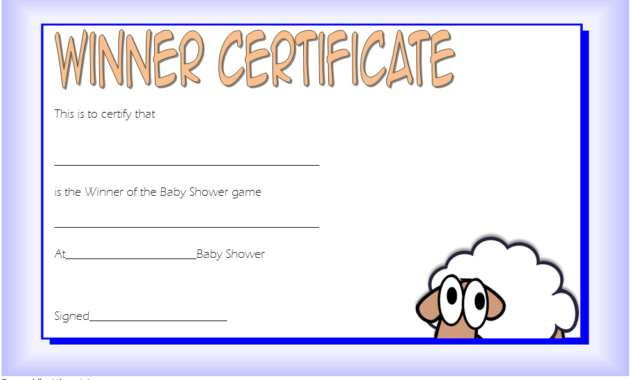 baby shower winner certificate template, baby shower certificate free printable, baby shower winner certificate free printable, baby shower game certificate, baby shower certificates, baby shower game winner certificate