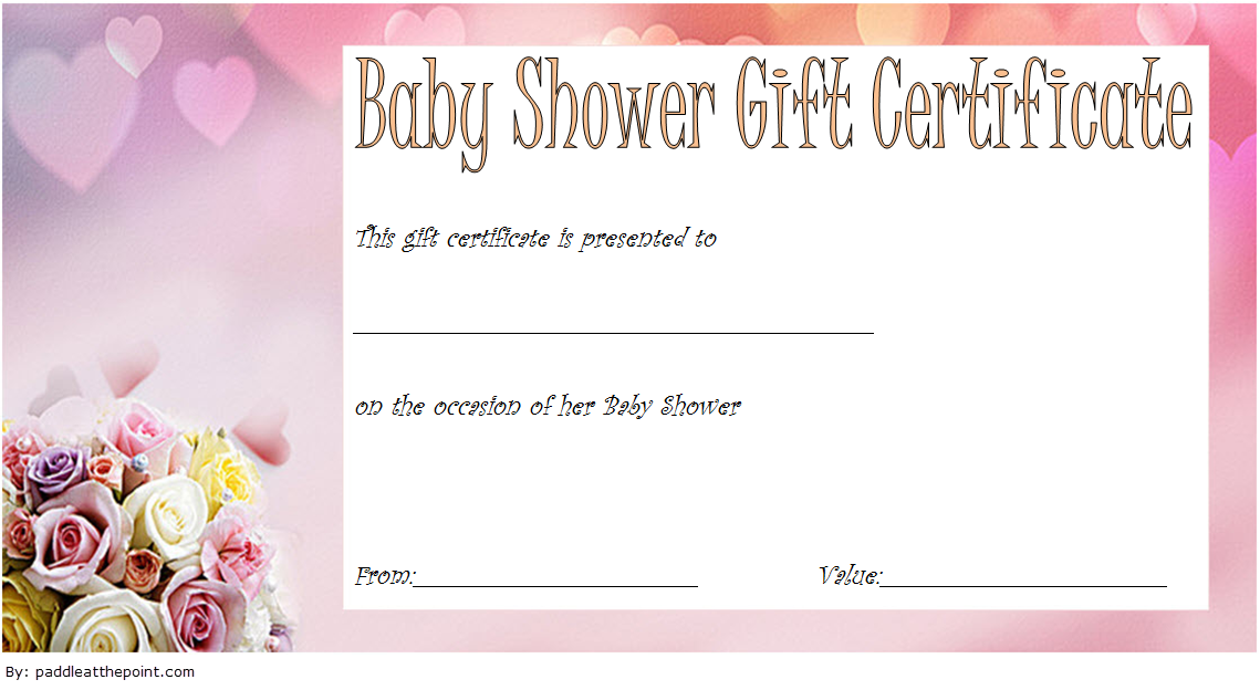 baby shower gift vouchers, baby shower gift certificate template free, baby shower gift certificate ideas