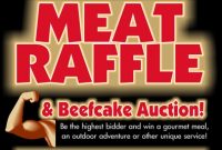 Meat Raffle Flyer Template Free Design (3rd Sample)