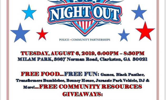 national night out flyer 2019, free national night out flyer template, national night out flyer ideas, national night out flyer sample