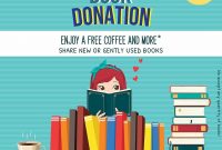 Book Donation Flyer Template Free (2nd Version)