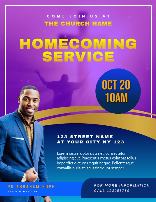 Homecoming Flyer Template Free