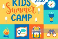 Free Summer Camp Flyer Template PSD (4th Design)