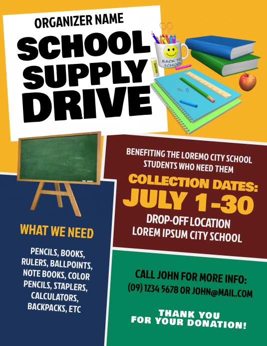 school supply donation flyer template, book donation flyer template, school supply drive flyer template, donation drive flyer template, free fundraiser templates for word, donation flyer template word, fundraising poster designs