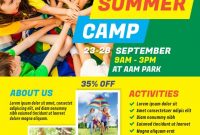Summer Camp Flyer Template Free Download (3rd Sample)
