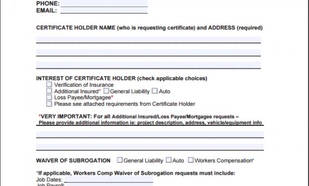 certificate of insurance template excel, certificate of insurance acord form 25, certificate of insurance blank form, sample certificate of insurance request form, certificate of insurance request letter template, certificate of liability insurance, business insurance certificate, life insurance certificate, health insurance certificate
