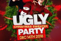 Ugly Christmas Sweater Flyer Template Free (3rd Design Idea)