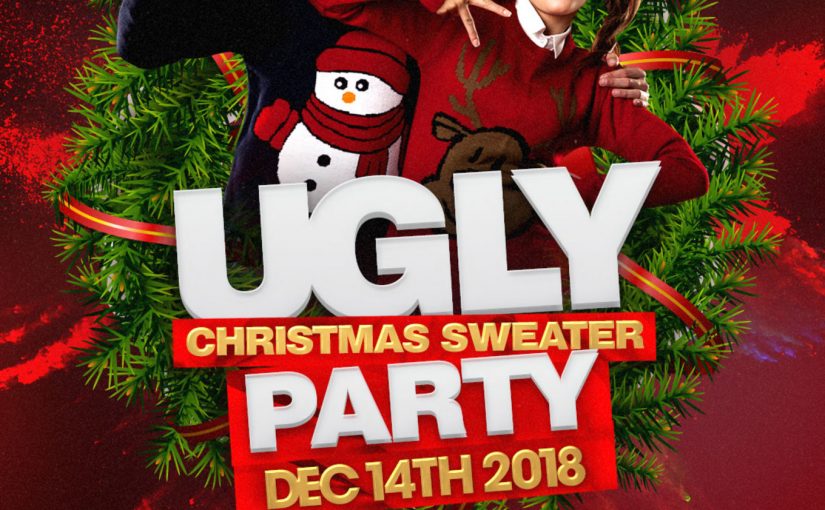 Ugly Christmas Sweater Flyer Template Free (10+ Ugliest Design Ideas)