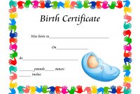 2nd Odd Baby Boy Birth Certificate Template Free Editable Design