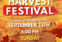 Harvest Festival Flyer Template Free Download (5th Best Format)