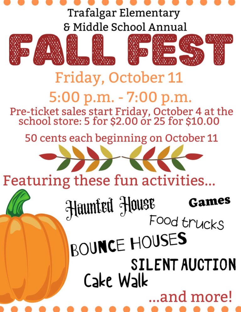 School Fall Festival Flyer Template Free Customizable (5th Best Word ...