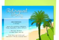 1st Retirement Party Template Microsoft Word Free Download