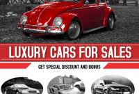 1st Wonderful Car Sales Flyer Template Free Download