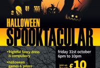 Free Halloween Event Flyer Template Design (3rd Top Idea)