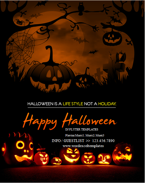 halloween event flyer template, halloween event poster template, halloween event flyer templates free