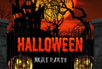 Halloween Party Flyer Template Free Design Idea (7th Terrible Choice)