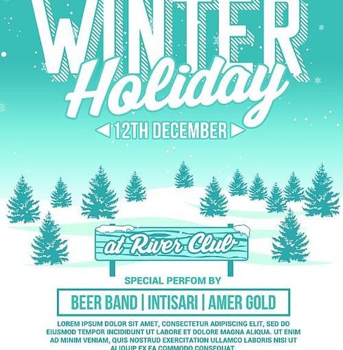 Holiday Flyer Template Free (13+ Refreshing Designs)