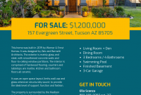 Home Sales Flyer Template Free Design (2nd Magnificent Idea)
