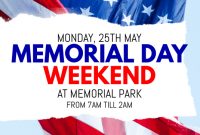 Memorial Day Flyer Template Free Download (1st Best Sample)