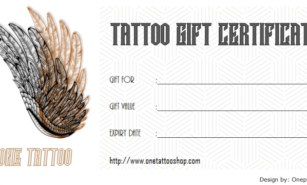 tattoo shop gift certificate template, tattoo shop gift certificates, tattoo gift certificate designs, tattoo gift certificate template free