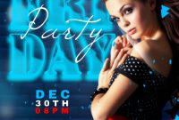 2nd Black Friday Party Flyer Template PSD Free Download
