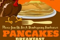 2nd Free Thanksgiving Fundraiser Flyer Template