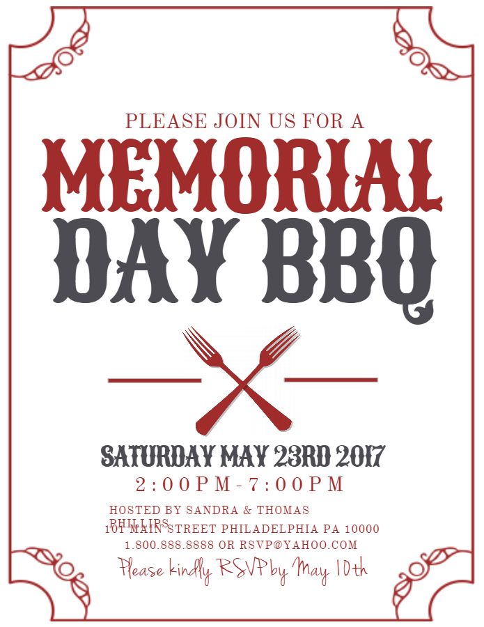 memorial day bbq flyer template, free printable memorial day flyers, free editable memorial day flyers, memorial day weekend flyer, memorial day event flyer, memorial day party flyer, memorial day flyer template word