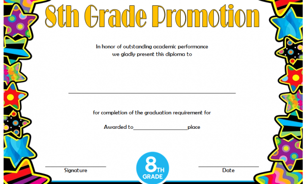 8th grade promotion certificate, middle school 8th grade promotion certificate, editable 8th grade promotion certificate template, 8th grade promotion certificate template, promotion certificate for students, free printable 8th grade diploma, 8th grade certificate of completion, free printable certificate of promotion, grade r graduation certificates