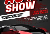 Auto Show Flyer Template Free (2nd Greatest Design)
