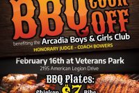 BBQ Cook Off Flyer Template Free Design (5th Wonderful Idea)