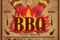 BBQ Flyer Template Free PSD Format (4th Best Choice)