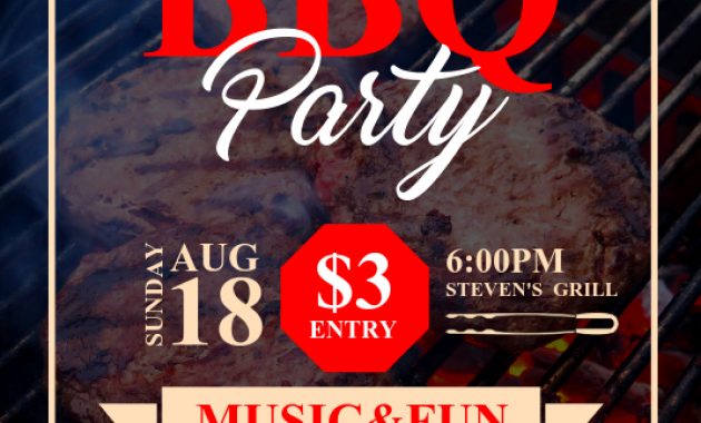 bbq party flyer template free, barbecue bbq party flyer template free, bbq flyer template free psd, bbq flyer template for word