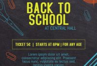 Back to School Event Flyer Template Free (2nd Best Design)