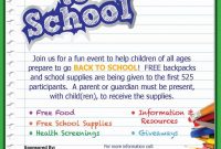 Back to School Flyer Template Word Format Free (2nd Best Pick)