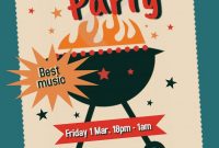 Barbecue BBQ Party Flyer Template Free (3rd Greatest Design)