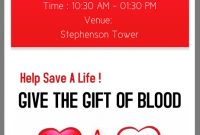 Blood Donation Camp Poster Template Free (3rd Best Idea)