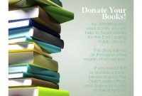 Book Donation Flyer Template Free Download (3rd Best Pick)