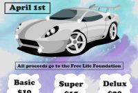 Car Wash Fundraiser Flyer Template Free Download (1st Special Design)