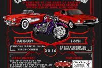 Car and Bike Show Flyer Template Free Printable (4th Exclusive Design)