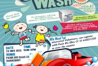 Charity Car Wash Poster Template Free Design (4th Top Choice)