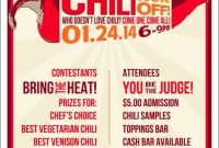 Chili Cook Off Flyer PDF Free (1st Official Format)