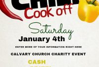 Chili Cook Off Flyer PDF Free (2nd Official Format)