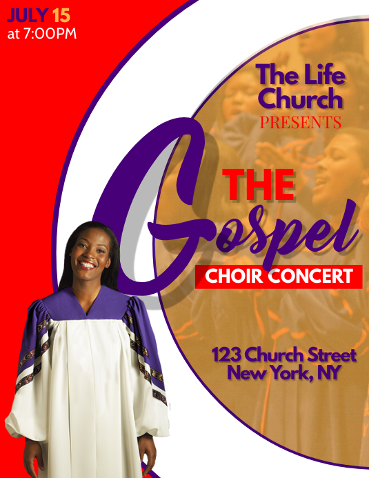 choir concert flyer template, choir flyer template, gospel flyer template, choir concert poster ideas, gospel concert flyer design