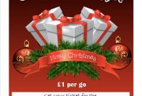 Christmas Raffle Flyer Template Free Download (2nd Prime Design)
