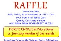 Christmas Raffle Flyer Template Free Download (5th Prime Design)